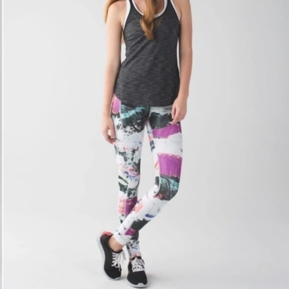 Lululemon Speed Tight‎ III All Full-On Luxtreme Pigment Wave Multi